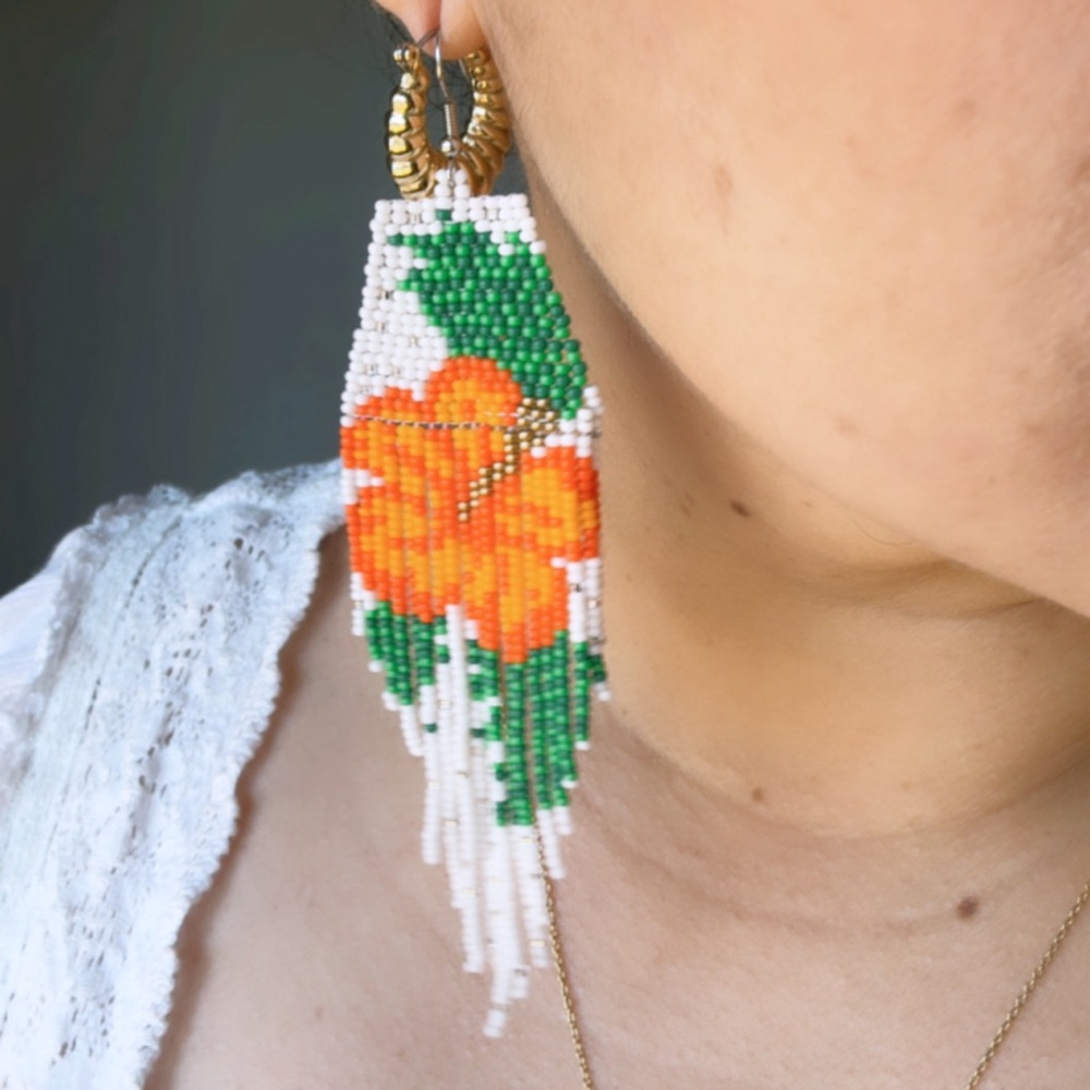 Hawaii Flower Earrings